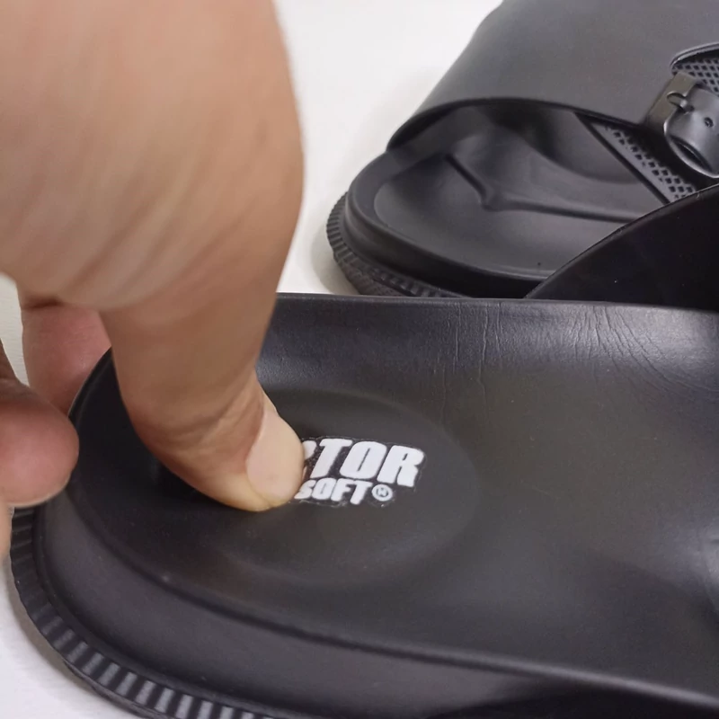 دمپایی طبی مردانه پایون مدل اسپاد کد 1580 مشکی