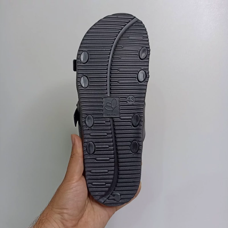 دمپایی طبی مردانه پایون مدل اسپاد کد 1580 مشکی