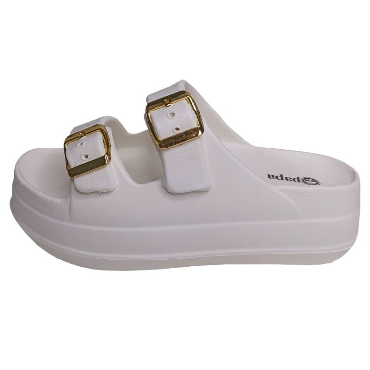 صندل لژدار طبی زنانه مدل نقره برند پاپا