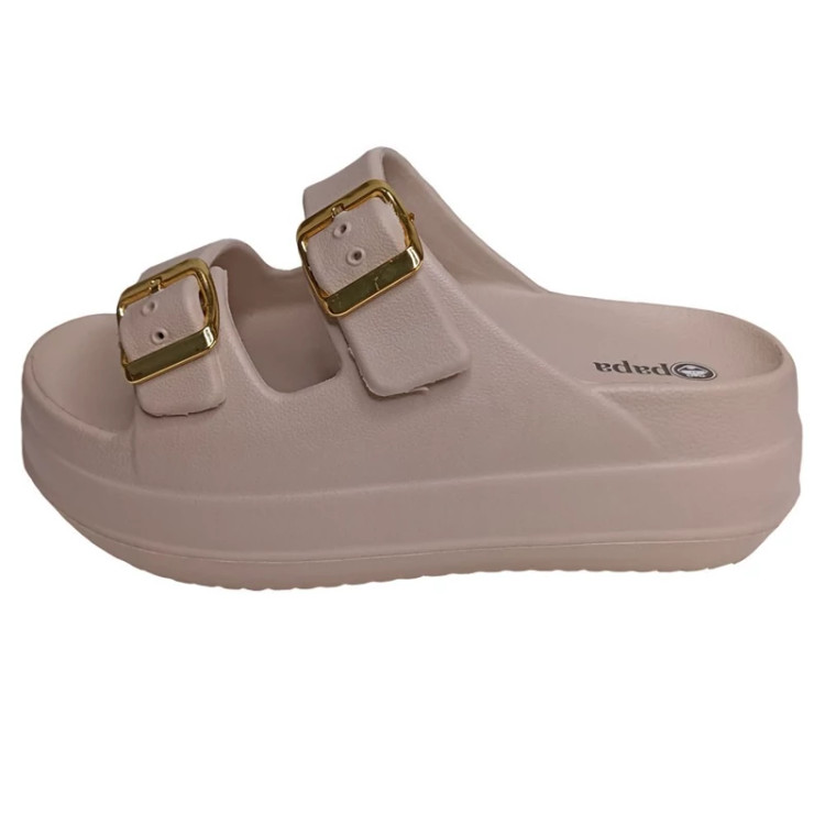 صندل لژدار طبی زنانه مدل نقره برند پاپا