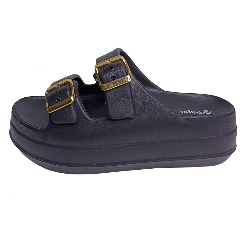 صندل لژدار طبی زنانه مدل نقره برند پاپا