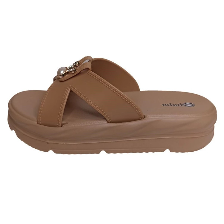 دمپایی لژدار زنانه هیون برند پاپا کد 1665