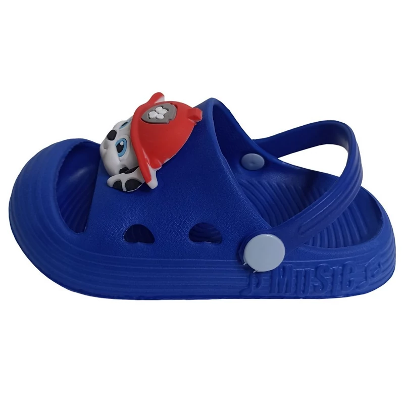 دمپایی بچگانه نیکتا مدل موزیک عروسکی کد 1541 رنگ سرمه ای4