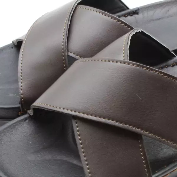 دمپایی مردانه نیکتا مدل 119 چرمی