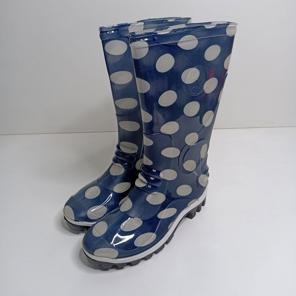 چکمه لاستیکی زنانه طرحدار توپی