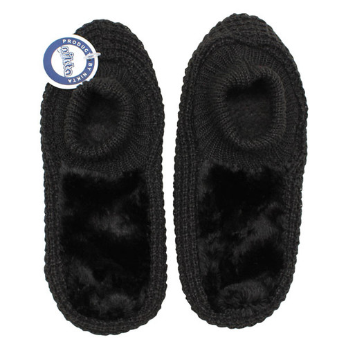 پاپوش زنانه بافتنی پولیشی طرح ساده کد 1295