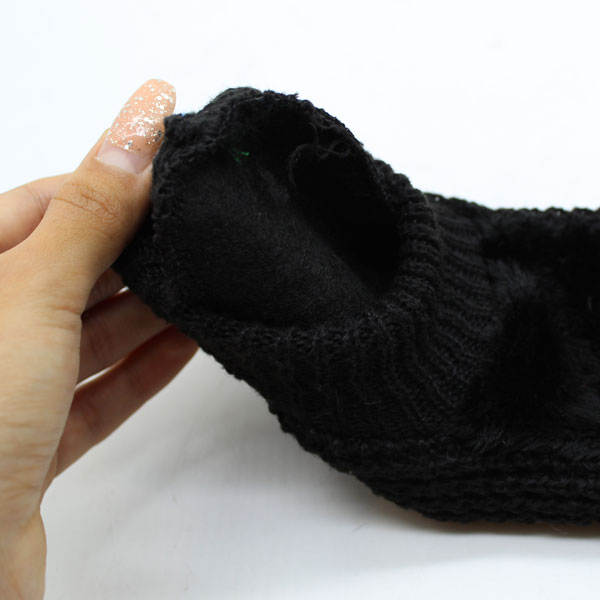 پاپوش زنانه بافتنی پولیشی طرح ساده کد 1295