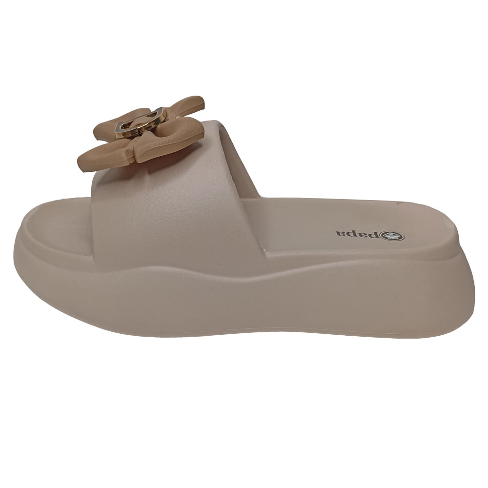 دمپایی روفرشی زنانه مدل شبنم برند پاپا کد 1672