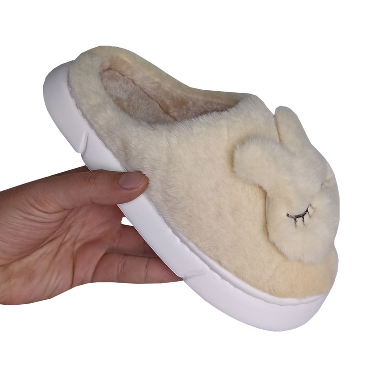 دمپایی پولیشی جلوبسته خرگوشی