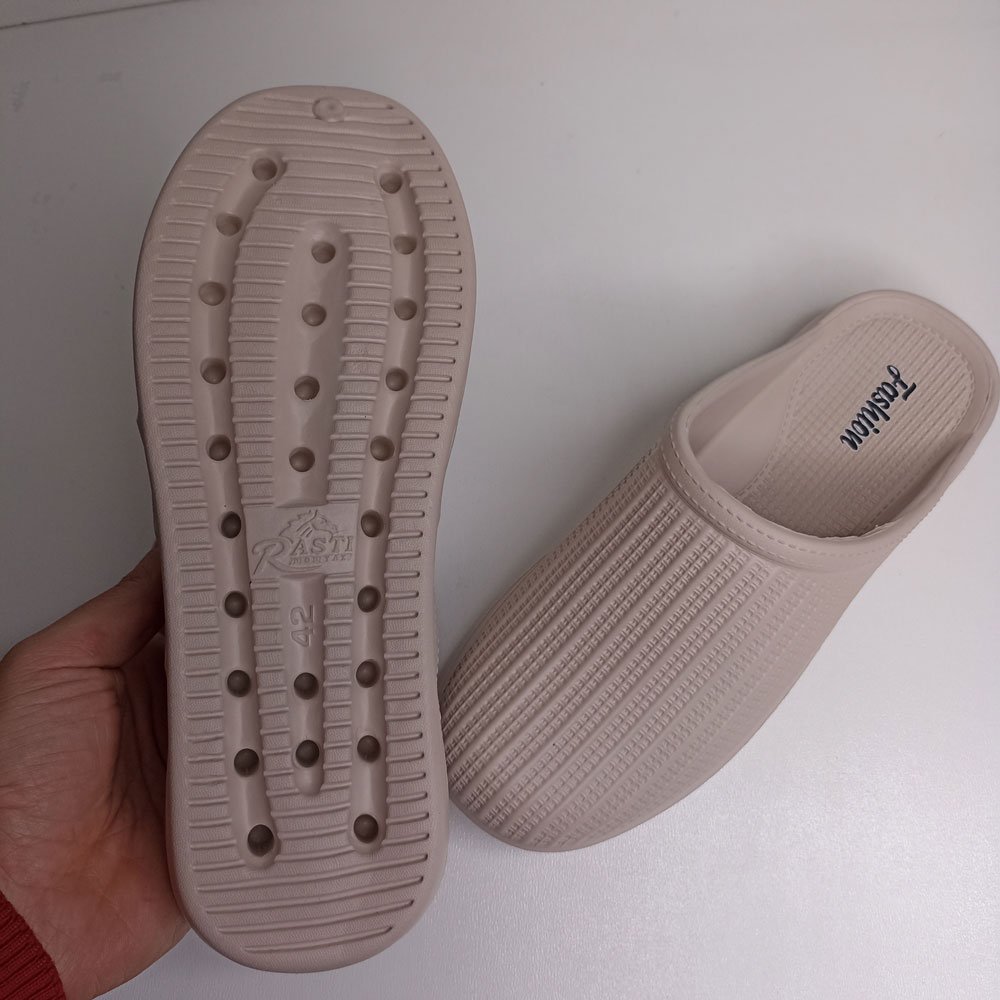 دمپایی توالت جلوبسته EVA مدل ممتاز برند راستی کد 1682