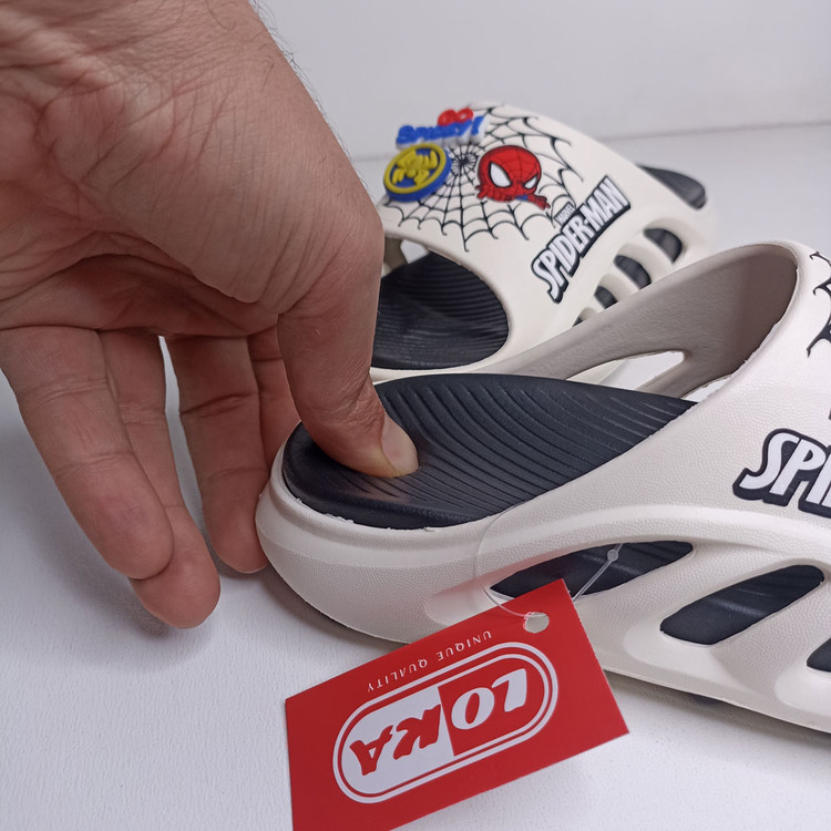 دمپایی پسرانه مرد عنکبوتی مدل اسپایدرمن کد 1683