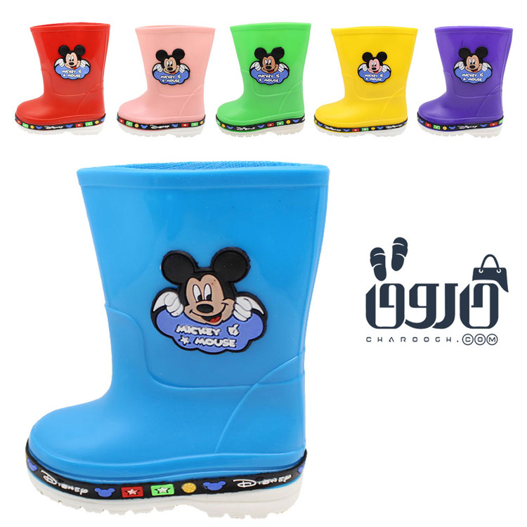 چکمه دخترانه مدل میکی موس کد 1271