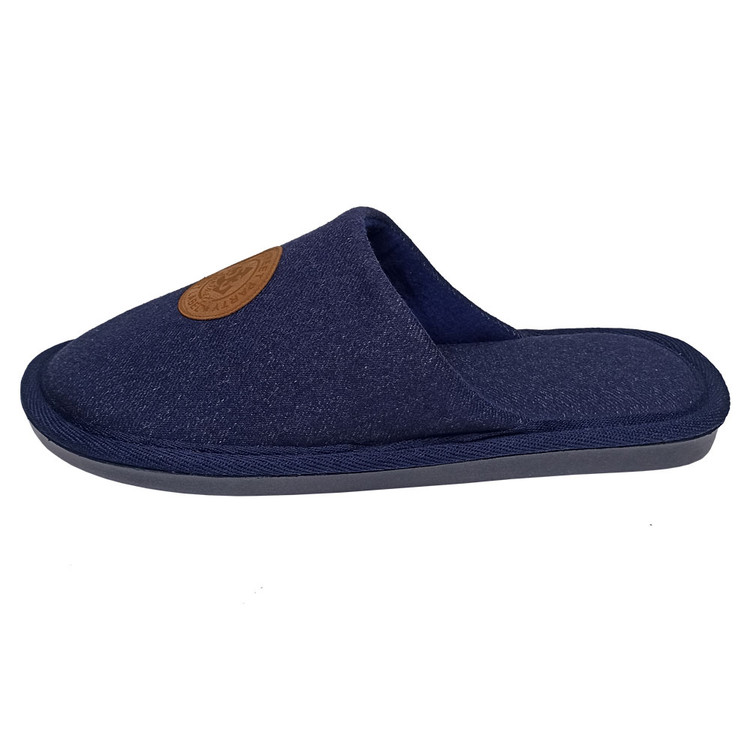 دمپایی حوله ای جلوبسته نیکتا مدل 10000-23 طرح جین کد 1685