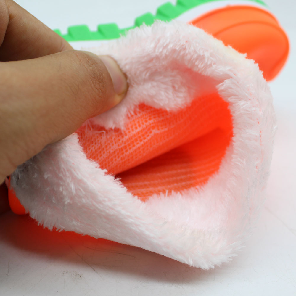 چکمه پلاستیکی خزدار پایون مدل بل کد 1489 نارنجی